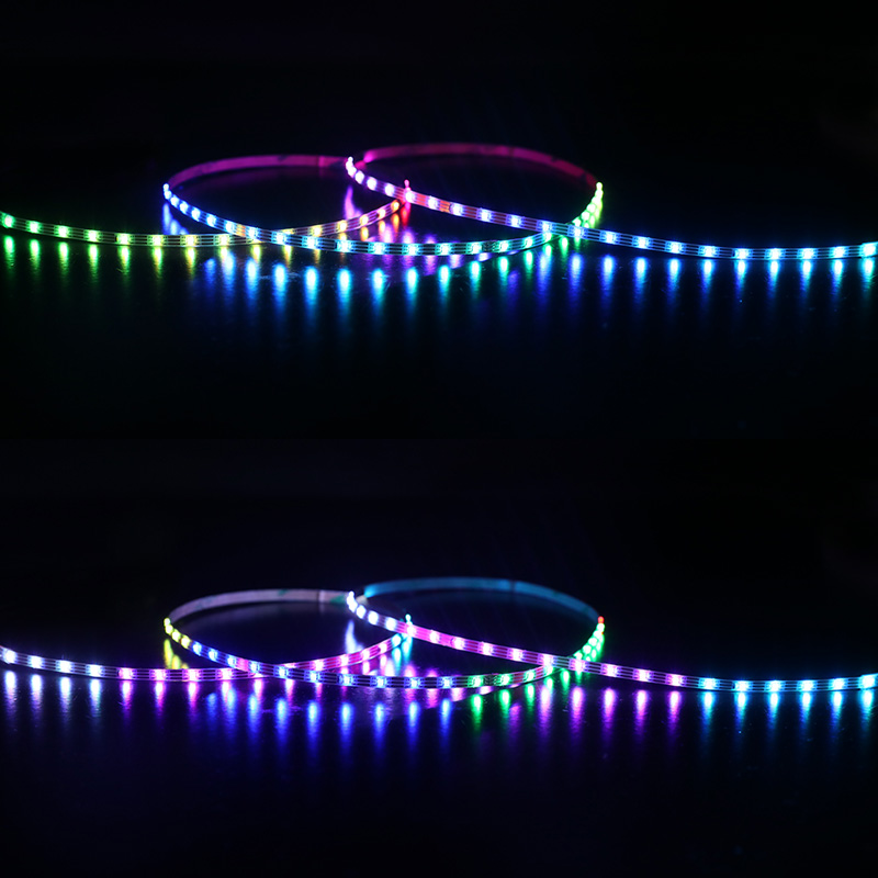 4MM WS2812C Strip Light 3.28ft/1m, Individually Addressable 2020 RGB LED 4MM WS2812C Strip Light 3.28ft/1m, Individually Addressable 2020 RGB LED